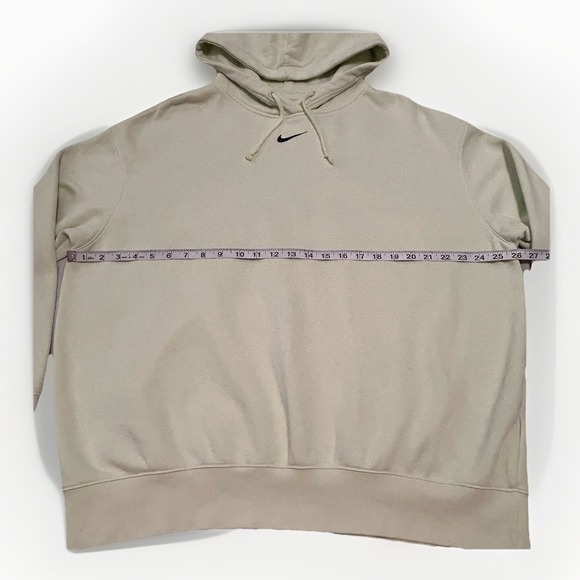 Nike Hoodie Womens XL Pullover Center Swoosh Logo DJ7668-303 Sweatshirt - Picture 2 of 14